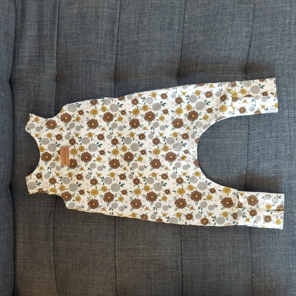 Bajoue floral romper, 0-6 months - Picture 2 of 2